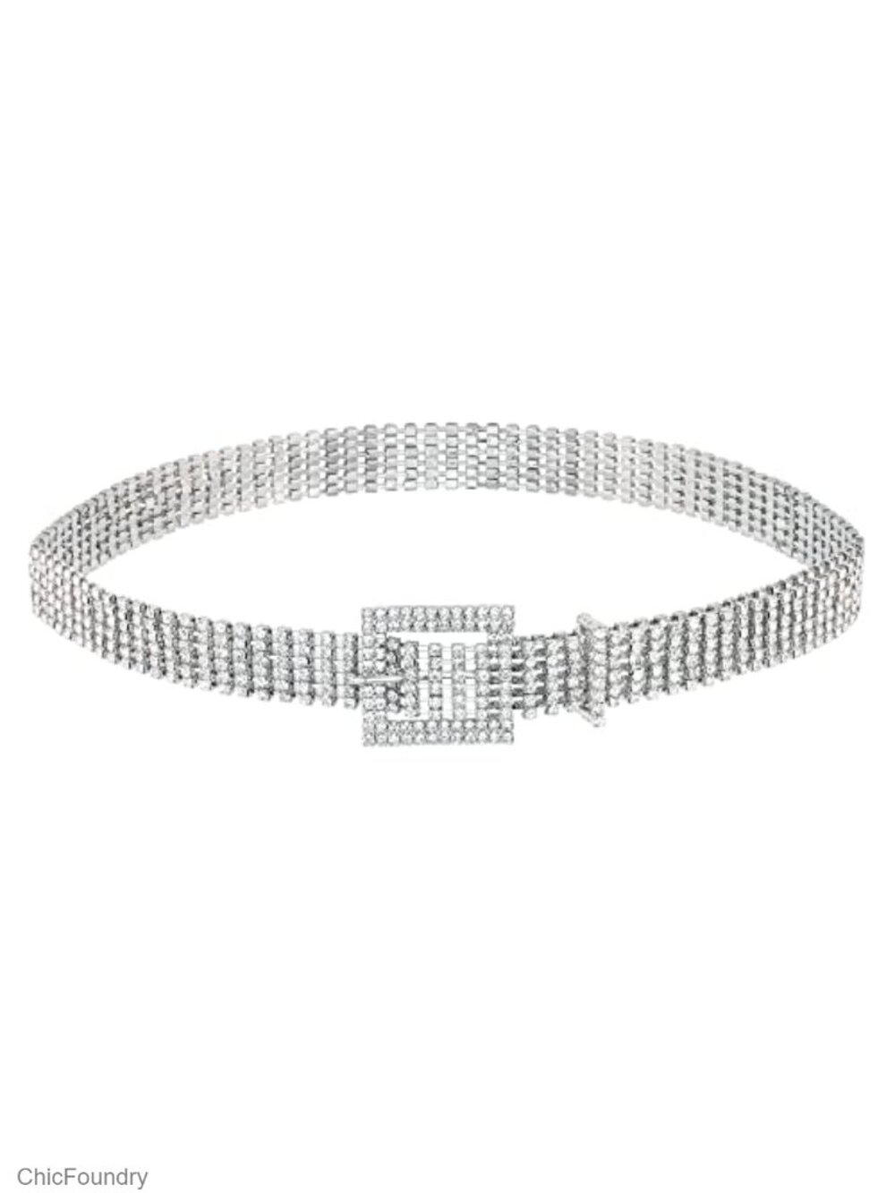 Women Rhinestone Crystal Glitter Waist Belt for Party Wedding Prom Costume